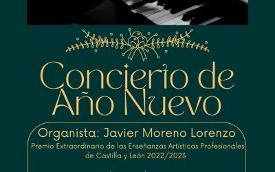 Javier Moreno Lorenzo es el joven organista que dará el tradicional concierto de Año Nuevo en La Bañeza