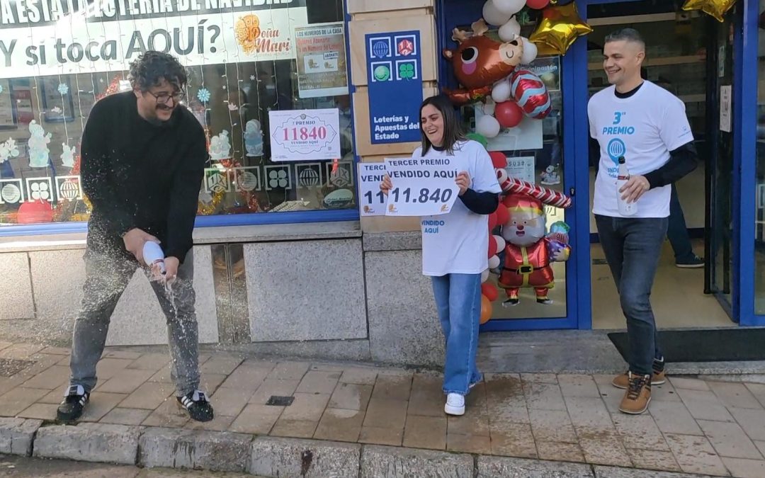 El número 11.840 del Tercer Premio de la Lotería de Navidad deja un millón de euros en Astorga