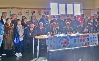 Los delegados locales de la Hermandad de Donantes de Sangre de León se reúnen en Santa María del Páramo