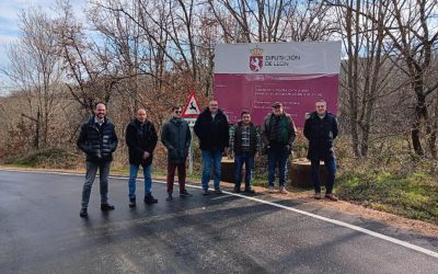 La Diputación invierte 1,2 millones de euros en el ensanche y mejora de la carretera entre Filiel y Boisán