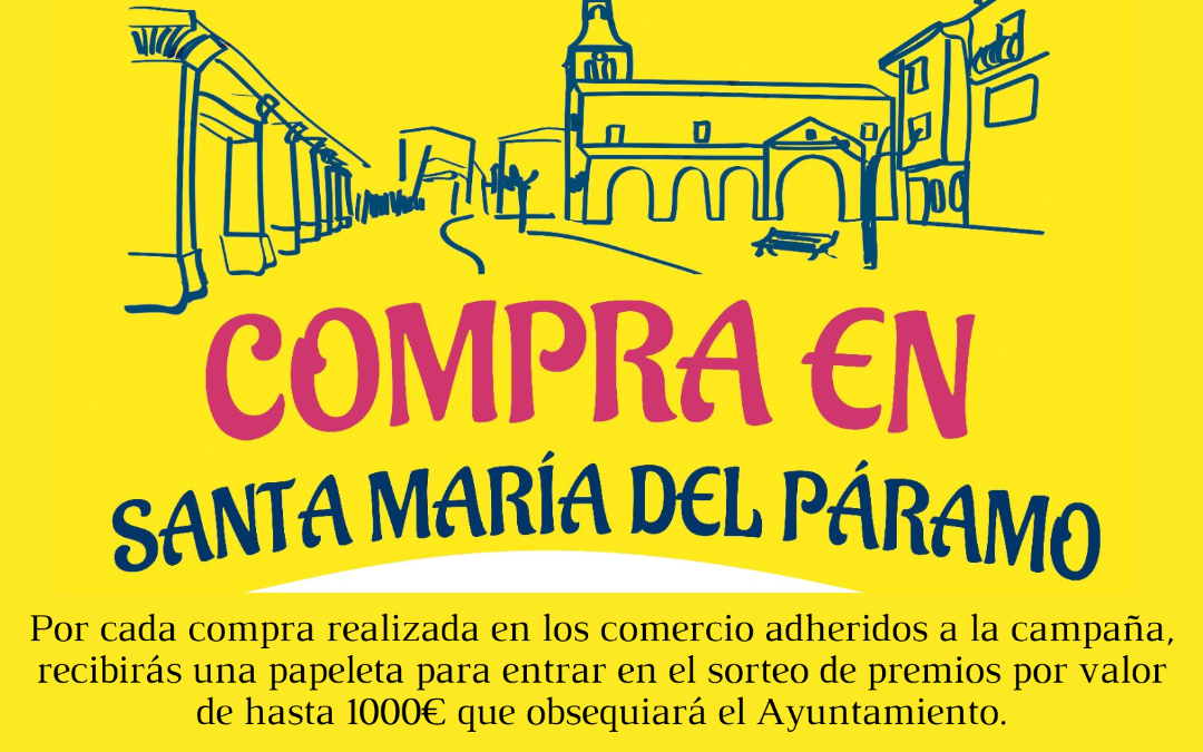 Campaña del comercio y ruta de bares para impulsar la economía local en Santa María del Páramo