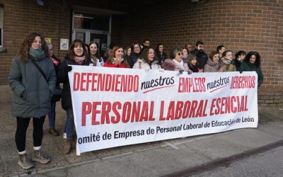 El comité de Educación denuncia la falta de personal laboral en el conservatorio, colegio de Cosamai y Centro Lyda de Astorga, entre otros de la provincia