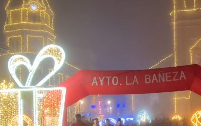 Guillermo Rubio y Marina Guerra Ganadores de la San Silvestre Bañezana
