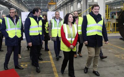 El ramal ferroviario del Polígono Industrial de Villadangos del Páramo prevé un tráfico de 400.000 toneladas este año