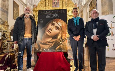 La ‘Dolorosa’ de San Bartolomé protagoniza el cartel de la Semana Santa de Astorga 2025, en el año de su coronación canónica