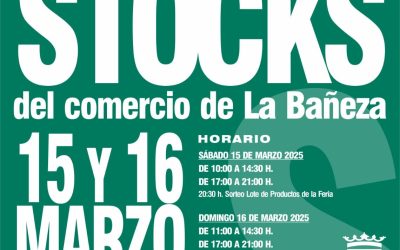 La Plaza Mayor de La Bañeza acogerá este fin de semana la XXXII Feria de Stocks del comercio local