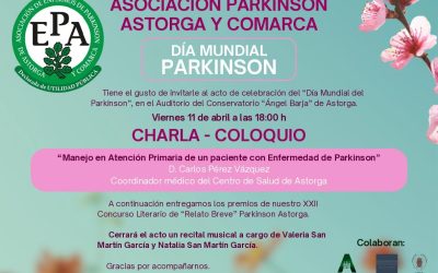 ‘Parkinson Astorga’ celebra su día con una charla a cargo del doctor Carlos Pérez Vázquez