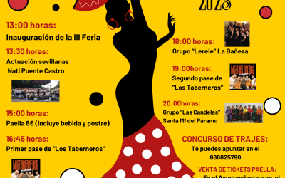Un fin de semana a ritmo de sevillanas en la III Feria de Abril de Santa María del Páramo