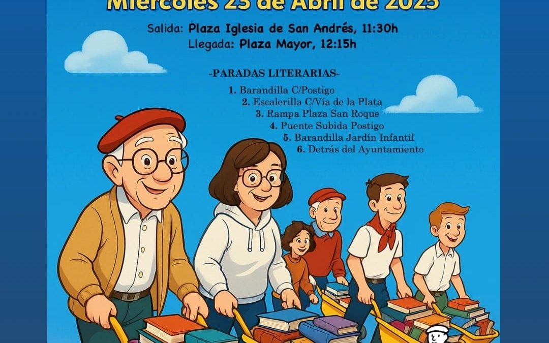 ‘Libros Libres’ vuelve a Astorga en carretilla el 23 de abril