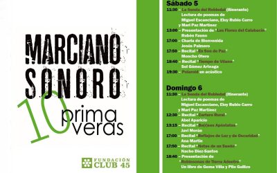 ‘Marciano Sonoro’ celebra sus diez años de vida con literatura y música