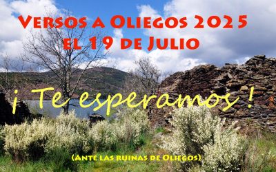 Versos a Oliegos 2025 se adelanta al 19 de Julio para celebrar su 25º aniversario