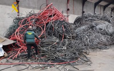 Desarticulado un grupo criminal de robo de cobre en varias localidades entre ellas Santa María, Villadangos y Villarejo