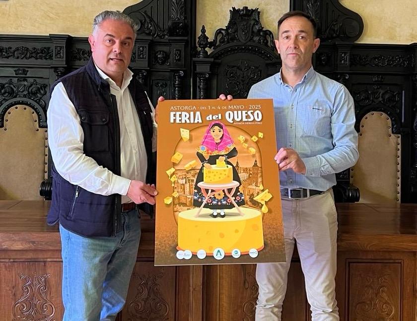 Una maragata quesera protagoniza el cartel de la Feria del Queso 2025