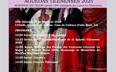 Montañas del Teleno organiza el acto de ‘Águedas Tileneses 2025’ y la entrega de premios del concurso literario en Jiménez de Jamuz