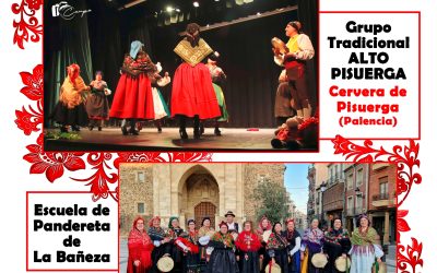 Cervera de Pisuerga y La Bañeza se unirán para compartir su folclore con una muestra de baile, tonadas y panderetas
