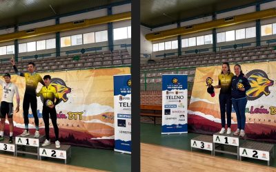 Oscar Reguera y Patricia Sánchez, ganadores absolutos de una Vuelta a León BTT 2025 marcada por el mal tiempo