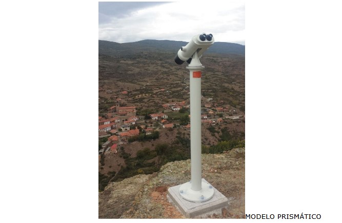 Dos prismáticos mejorarán las vistas desde el Mirador de la Vega y el Paseo de la Muralla