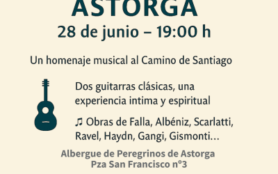 “El sonido del Camino” llega al Albergue de Peregrinos de Astorga con entrada libre