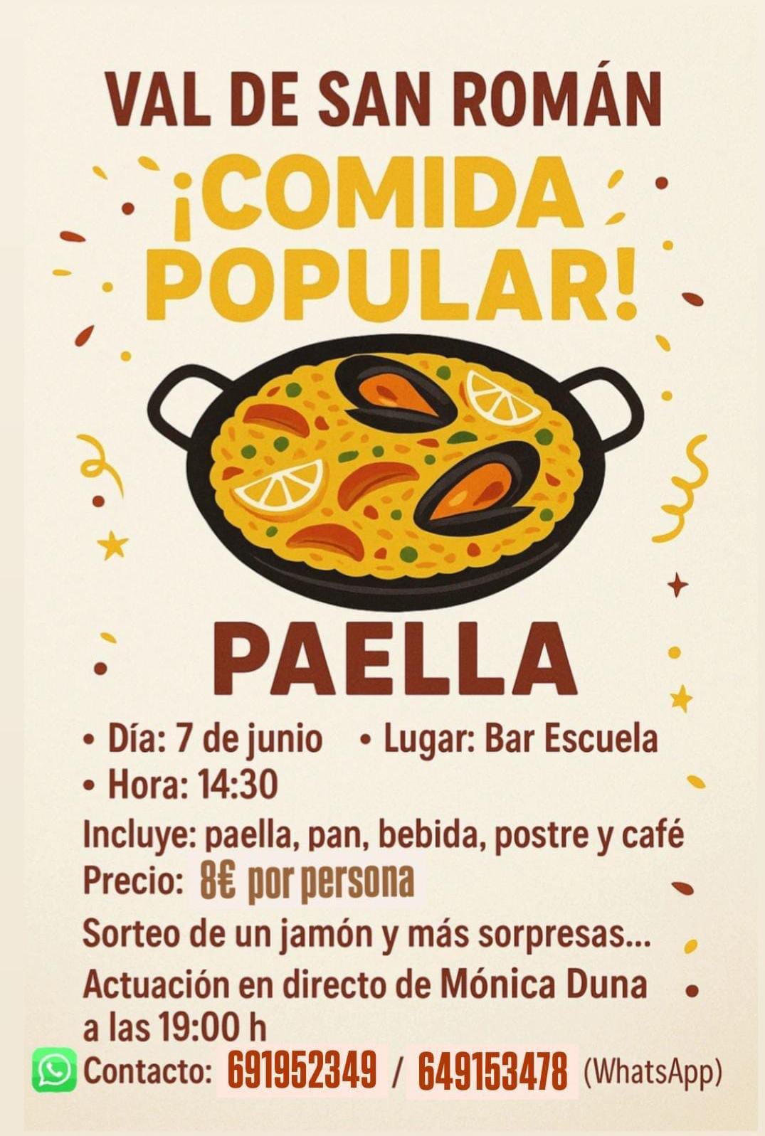 Comida popular Val de San Román