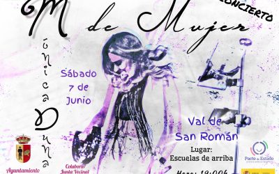 Mónica Duna presentará «Con M de Mujer» en Val de San Román