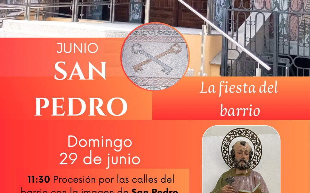 San Pedro saldrá en procesión por Rectivía para celebrar los 50 años de su parroquia