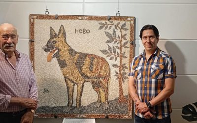 Los cuadros en piedra y el arte de Simón García Sutil llegan a Santa María del Páramo