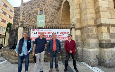 El comité de empresa de Azucarera solicita reuniones a Planas y Mañueco y pide apoyo logístico al alcalde de La Bañeza