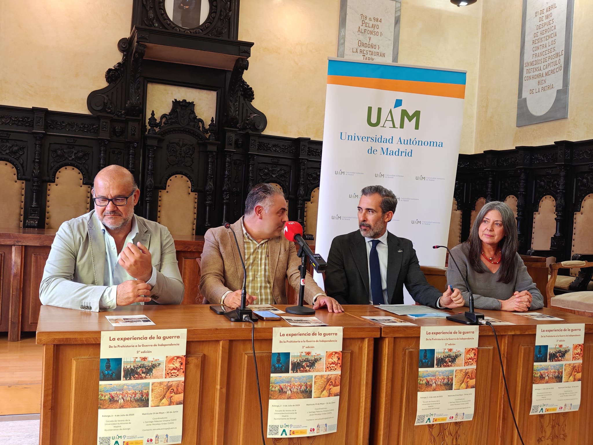 Un viaje de la prehistoria a la Guerra de Independencia: Astorga presenta un curso sobre la experiencia de la guerra