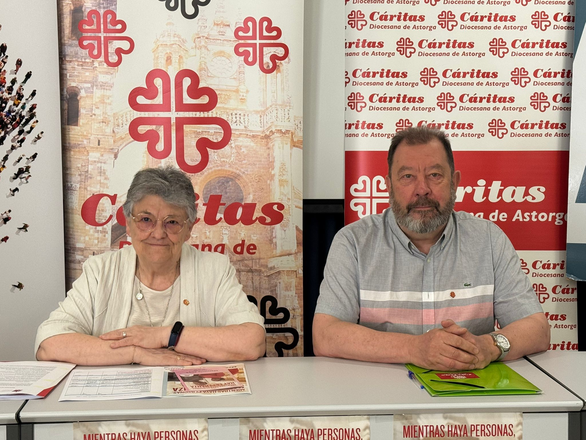 Cáritas Diocesana de Astorga presenta el lema del Día de la Caridad de este año, “Mientras haya personas, hay esperanza”, y hace un balance anual