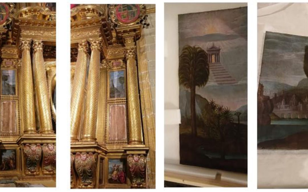 La Catedral de Astorga restaura seis pinturas del siglo XVII firmadas por Juan de Peñalosa en sus capillas laterales