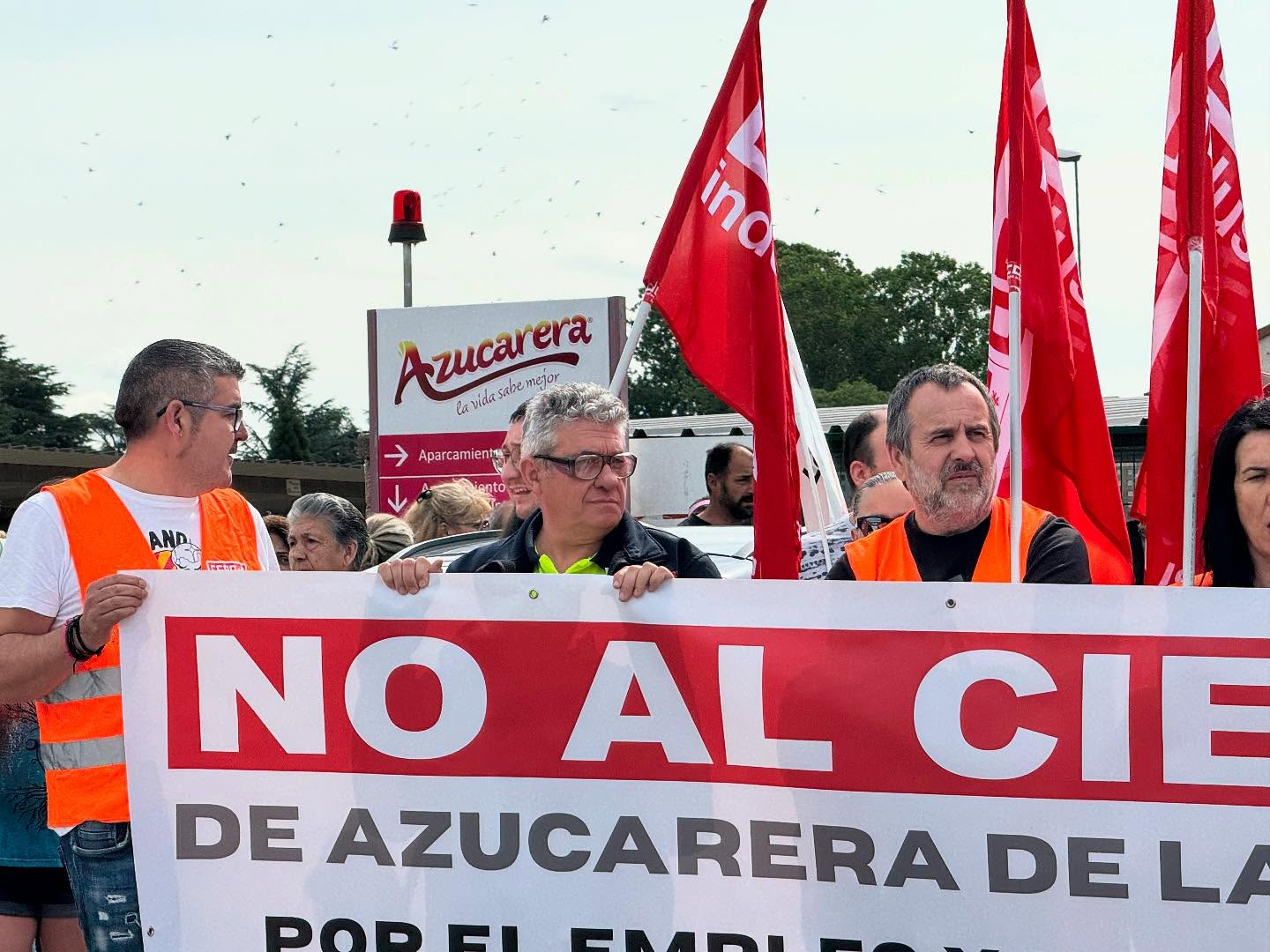 Azucarera comunica que los despidos se realizarán el 31 de agosto y sólo se prolongarán hasta diciembre en casos muy especiales