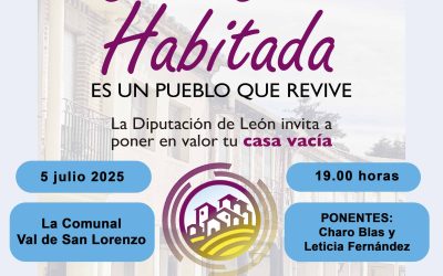 Val de San Lorenzo organiza una jornada para frenar el vaciamiento del pueblo gracias a la iniciativa Repuebla León Sostenible