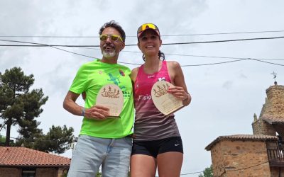 Isidoro David Carro y Marta García ganan la V Carrera Pedestre de Brazuelo