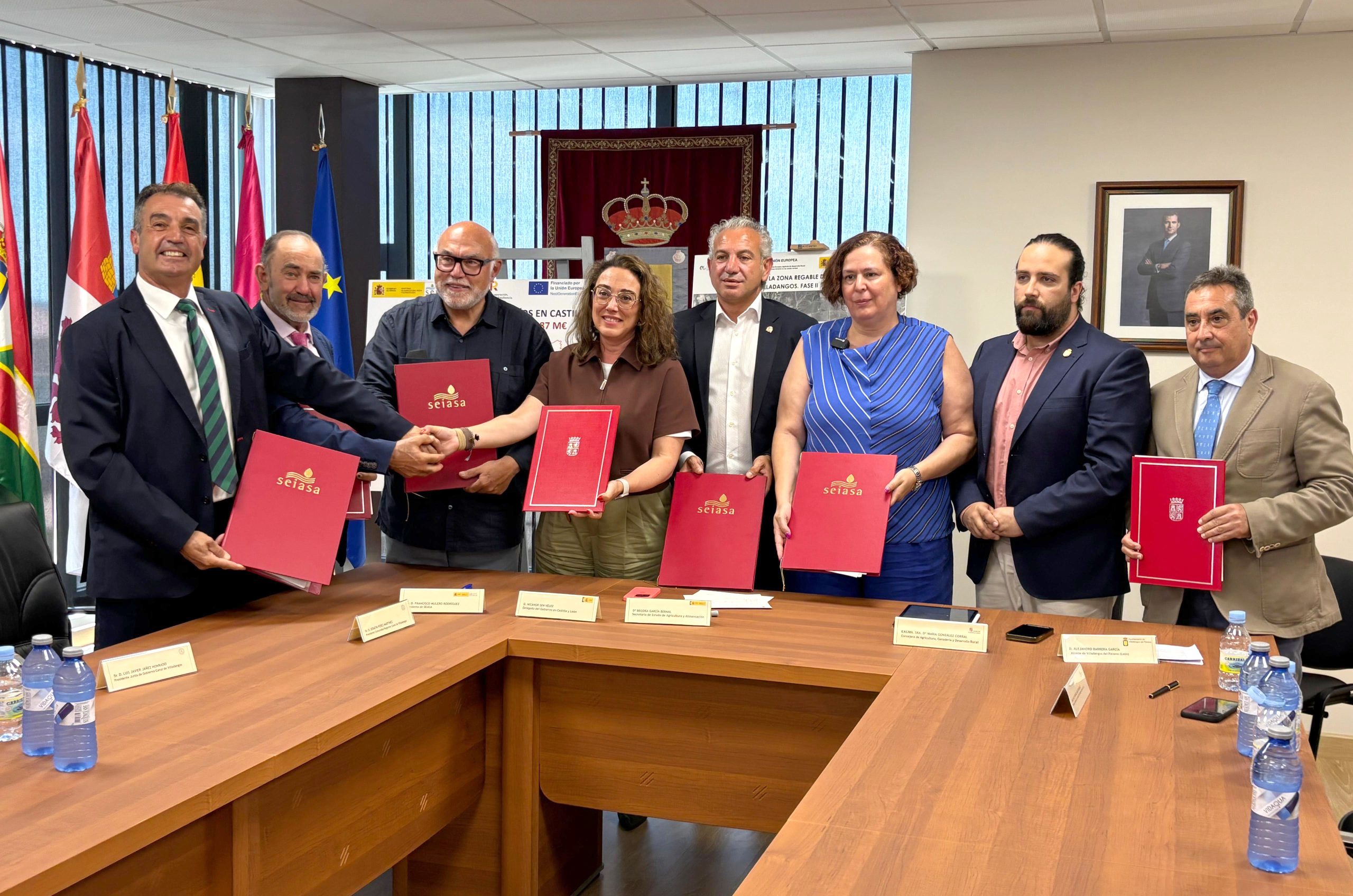 La Junta destina casi 23 millones para modernizar otras 3.069 hectáreas de regadío del Canal de Villadangos