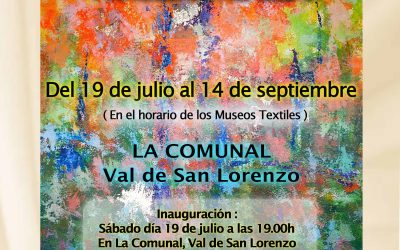 La artista Araceli González inaugura su exposición «Del Color y la Armonía» en Val de San Lorenzo