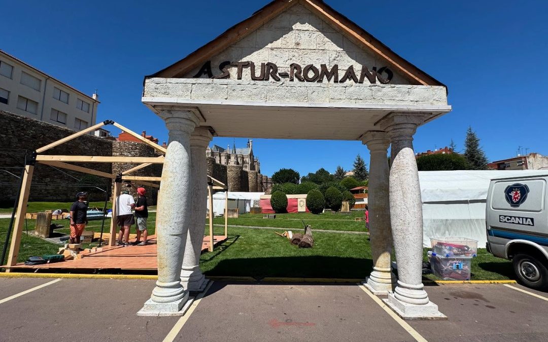 Fuego, gladiadores y talleres: así arranca este jueves ‘Astures y Romanos 2025’