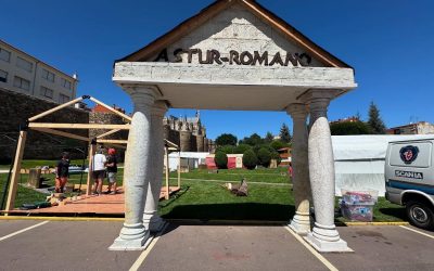 Fuego, gladiadores y talleres: así arranca este jueves ‘Astures y Romanos 2025’