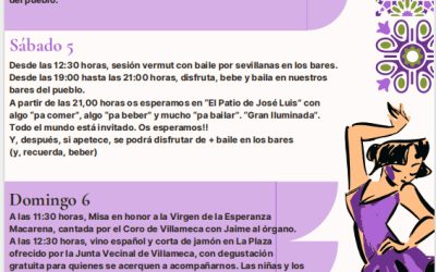 Fiesta andaluza en honor a la Virgen de la Esperanza Macarena en Villameca