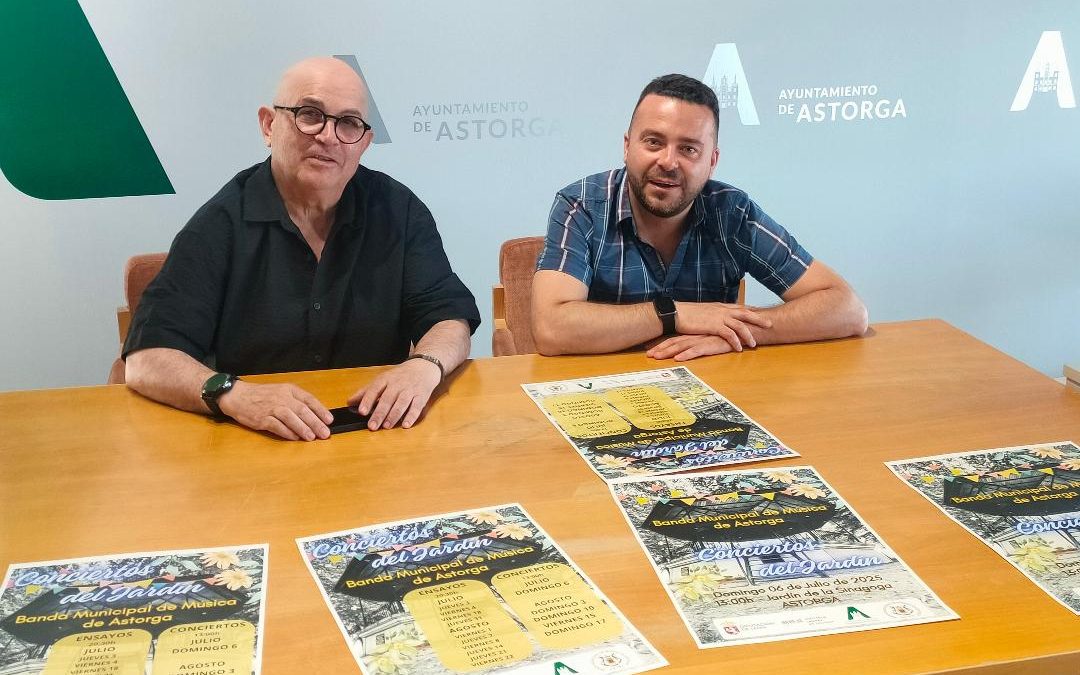La Banda Municipal retoma los ‘Conciertos del Jardín’ con una nueva edición