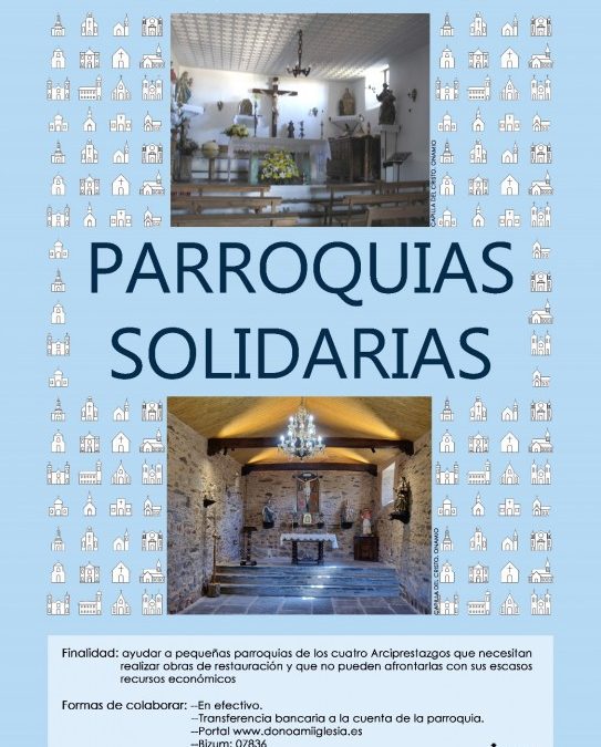 La Diócesis lanza la campaña ‘Parroquias Solidarias’ para apoyar la restauración de templos rurales