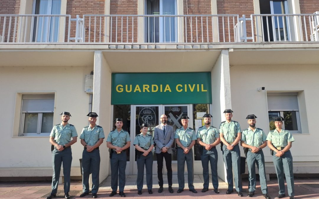 Benavides y La Bañeza entre las unidades de seguridad que incorporan alumnos guardias civiles de prácticas