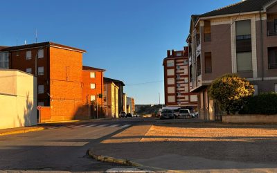 El ayuntamiento de Astorga avanza en la mejora del tramo de la calle Mayuelo frente al cuartel de la Guardia Civil