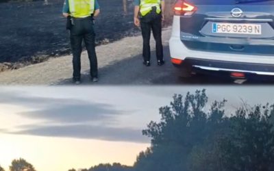 Investigado el presunto autor del incendio forestal declarado en Ferreras de Cepeda