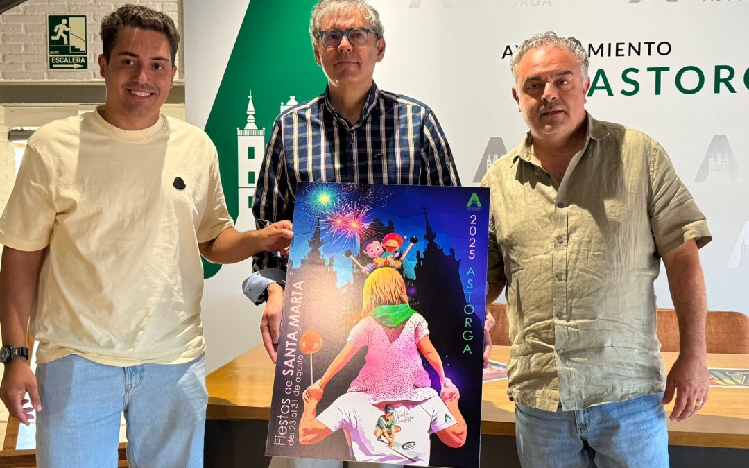 Fiestas de Santa Marta 2025: Peneque y Gorgorito protagonizan la imagen del cartel y la periodista Olga Lambea será la pregonera