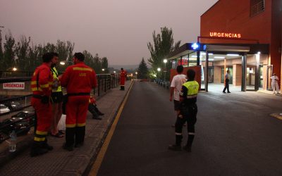Muere el conductor de una autobomba que volcó cuando trabajaba en un incendio en Espinoso de Compludo (León)