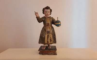 Agosto trae al Palacio una talla del niño Jesús que corresponde al periodo hispano entre los siglos XVI Y XVII