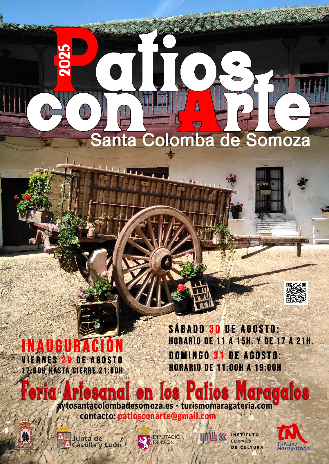 Santa Colomba de Somoza abre sus patios maragatos y reúne a 60 artesanos en su VII Feria de Artesanía