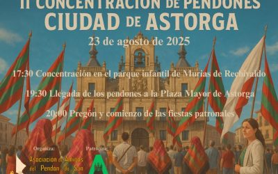 Astorga acoge la II Concentración de pendones con motivo de las fiestas de Santa Marta 2025