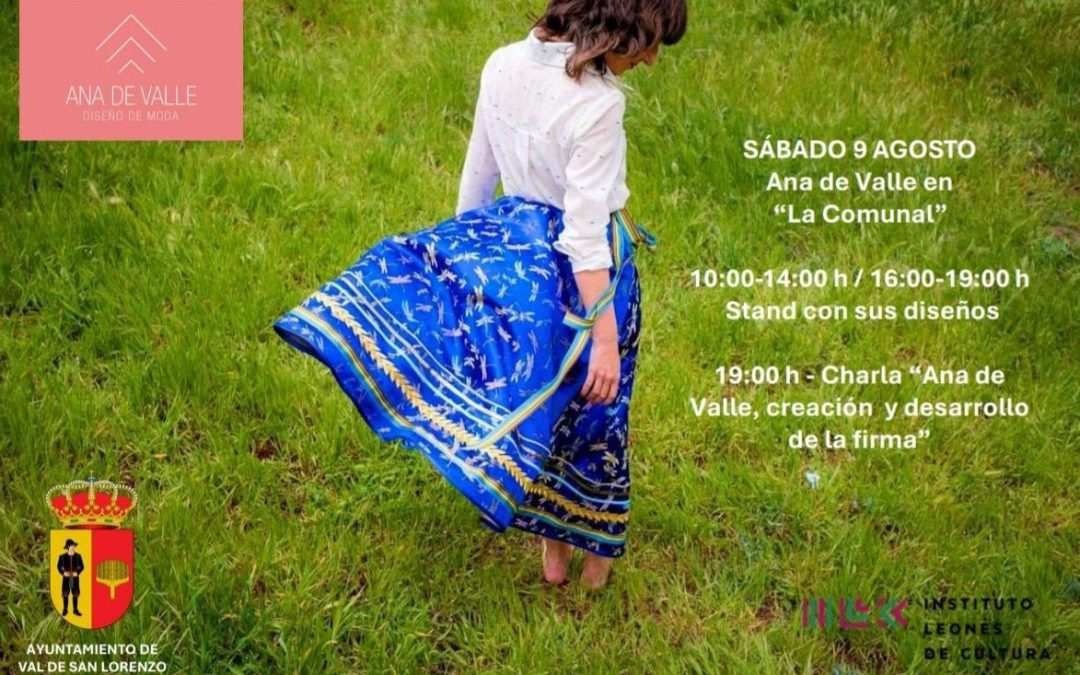 Conferencia en La Comunal y taller de cojines en el “Epicentro Cultural Maragato” con la diseñadora Ana de Valle