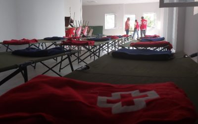 Cruz Roja gestiona cuatro albergues en Astorga para atender a personas afectadas por la emergencia